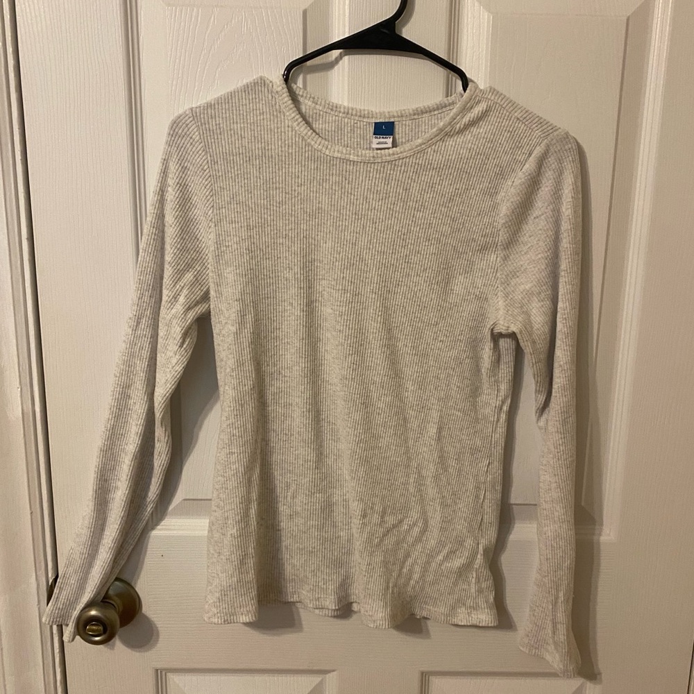 Old Navy Ribbed Long Sleeve Tee- Women’s Large